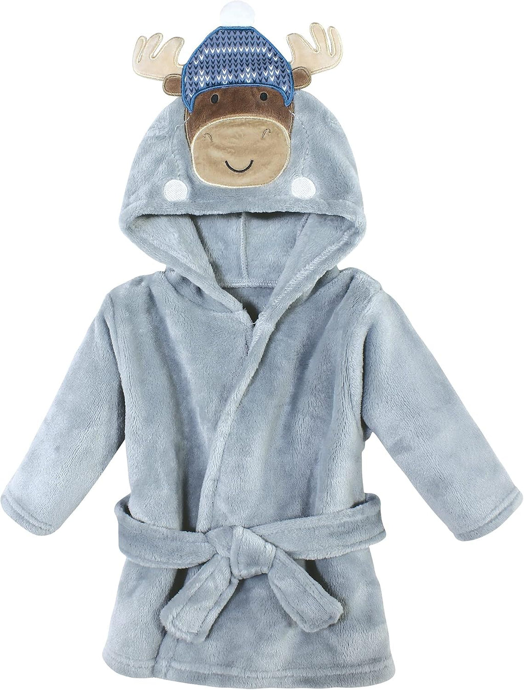 Hudson Baby Unisex Baby Plush Animal Face Bathrobe