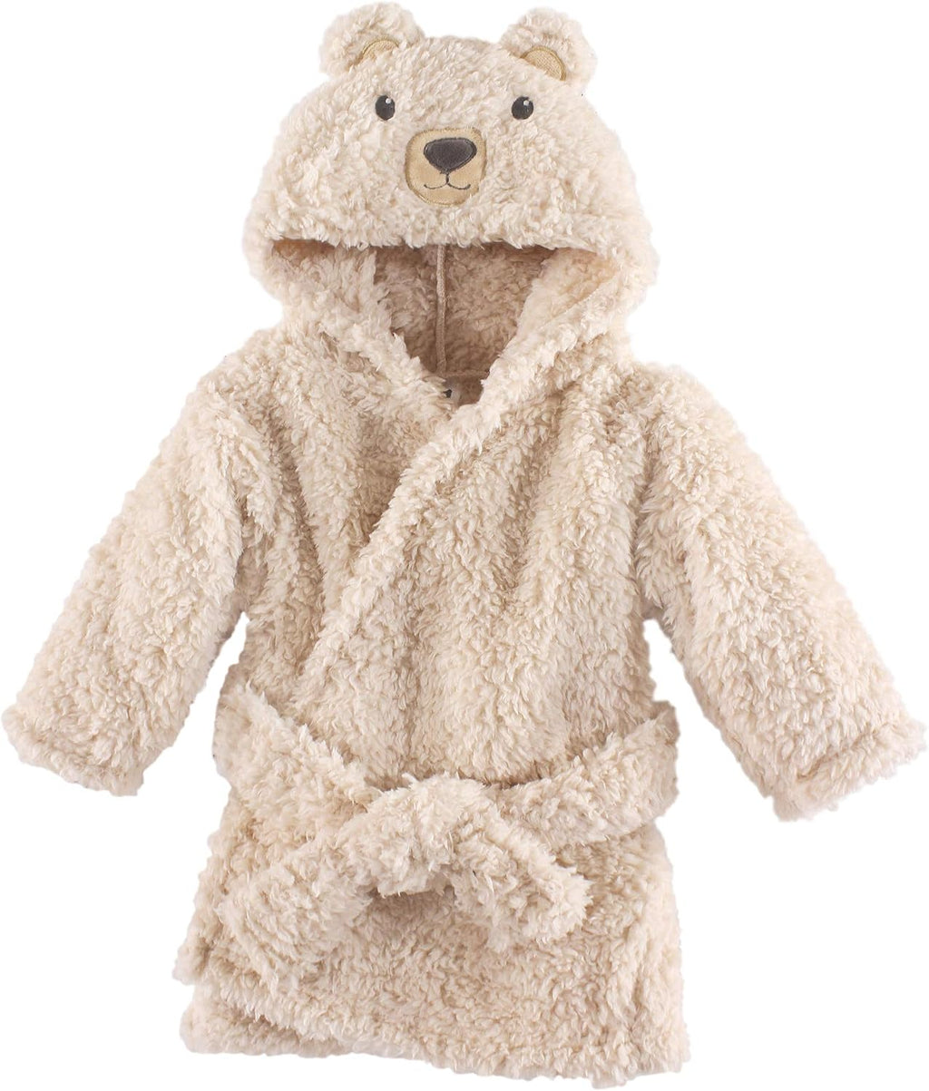 Hudson Baby Unisex Baby Plush Animal Face Bathrobe