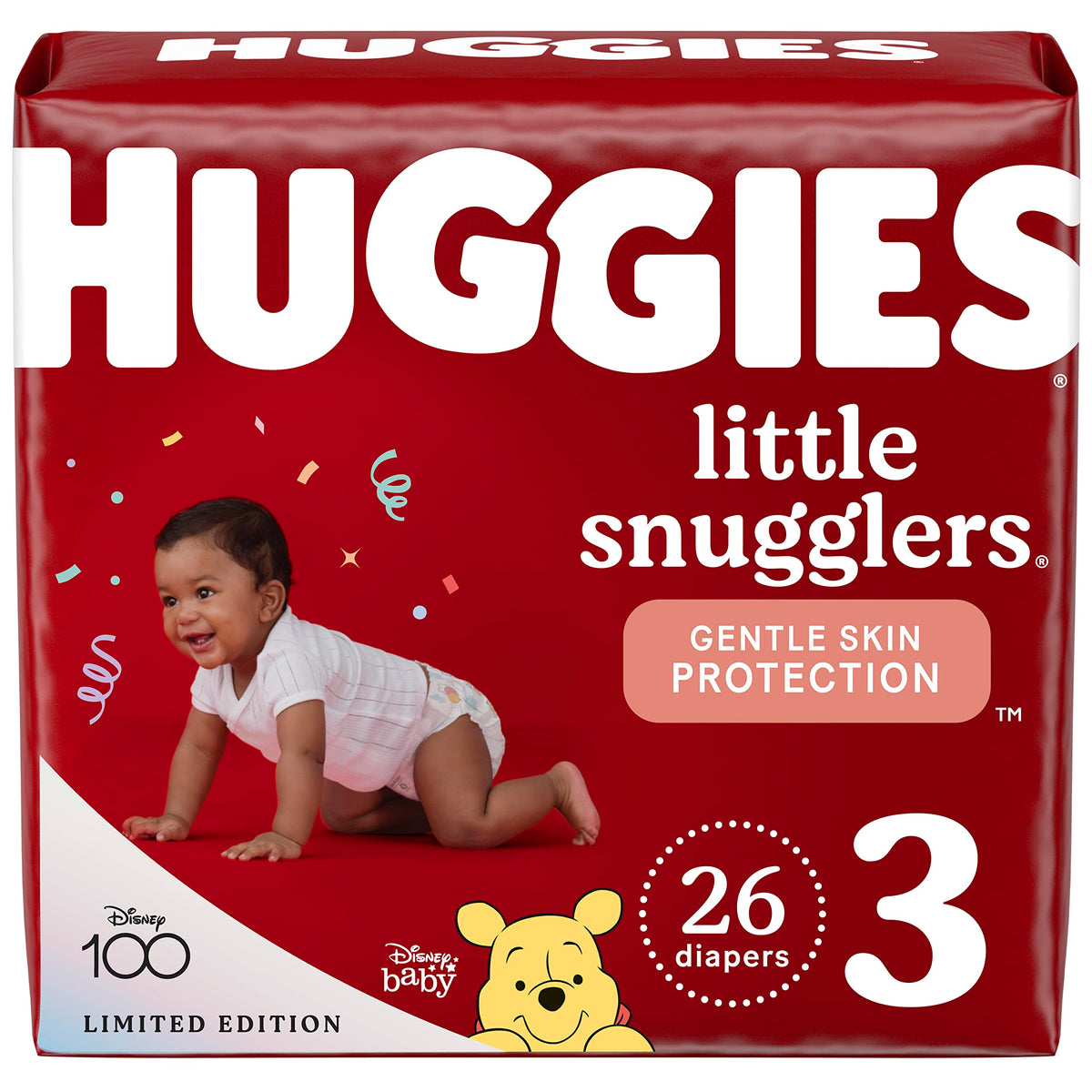 Huggies Little Snugglers Baby Diapers Size 3 26 Ct