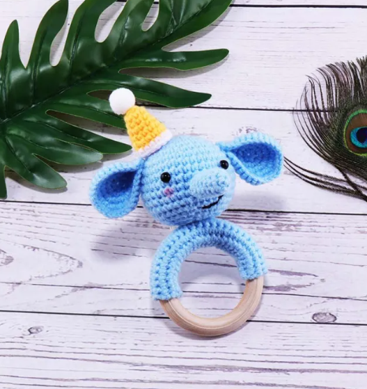 Handwoven Baby Rattle Bracelet