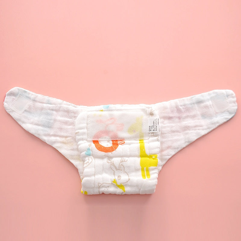 Cotton Muslin Washable Diaper Baby Cloth Diaper Newborn Diaper Pants Summer Diaper