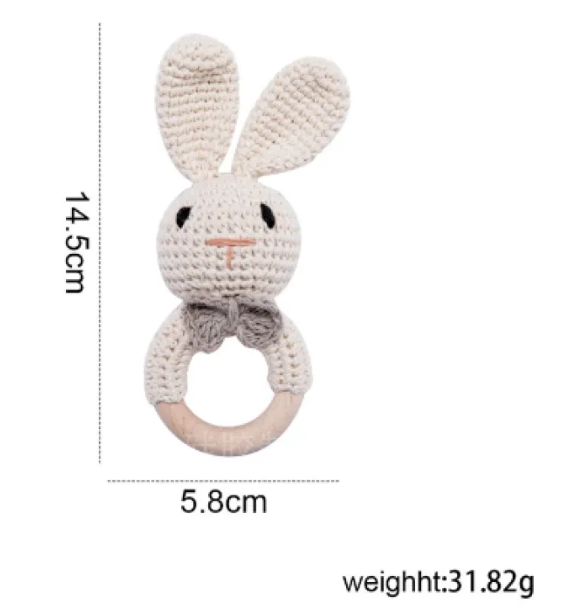 Handwoven Baby Rattle Bracelet