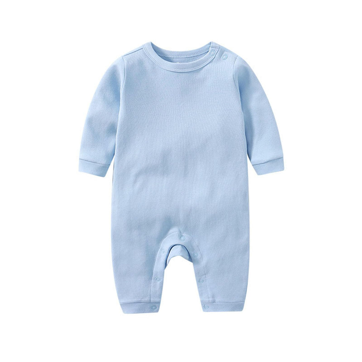 Jomixa Unisex Baby Outfit Newborn Hospital Outfit Infant Girl Clothes Long Sleeve 100% Cotton Baby Clothes Jumpsuit (Blue 0-3 Months)